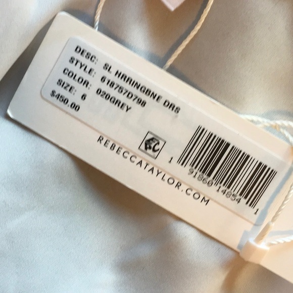 Rebecca Taylor Ruffled Herringbone Dress - Picture 10 of 11